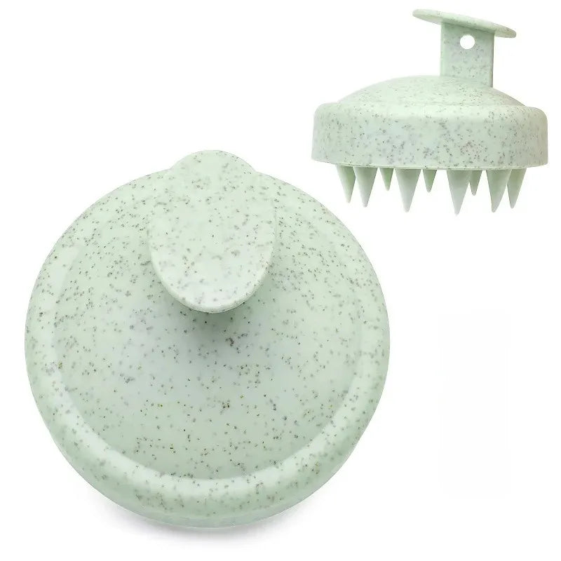 Scalp Scrubber Shampoo Brush Massager Clean Scalp Comb With Handle Hair Washing Brush Scalp Exfoliator Brush Head Scrubber Tools