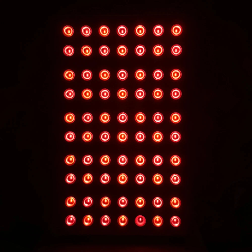 Led Red Light Therapy Panel Dimming Timing LED Beauty Devices Double Chip 660nm 850nm Infrared Light Therapy Skincare Face Body