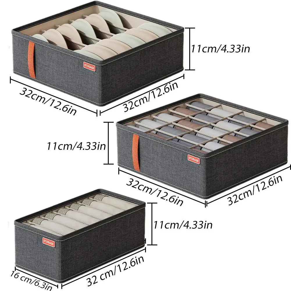 Bedroom Cabinet Drawer Underwear Organizer Wardrobe Clothes Organizer Socks Bra Clothing Storage Boxes Pants Socks Organizers ﻿