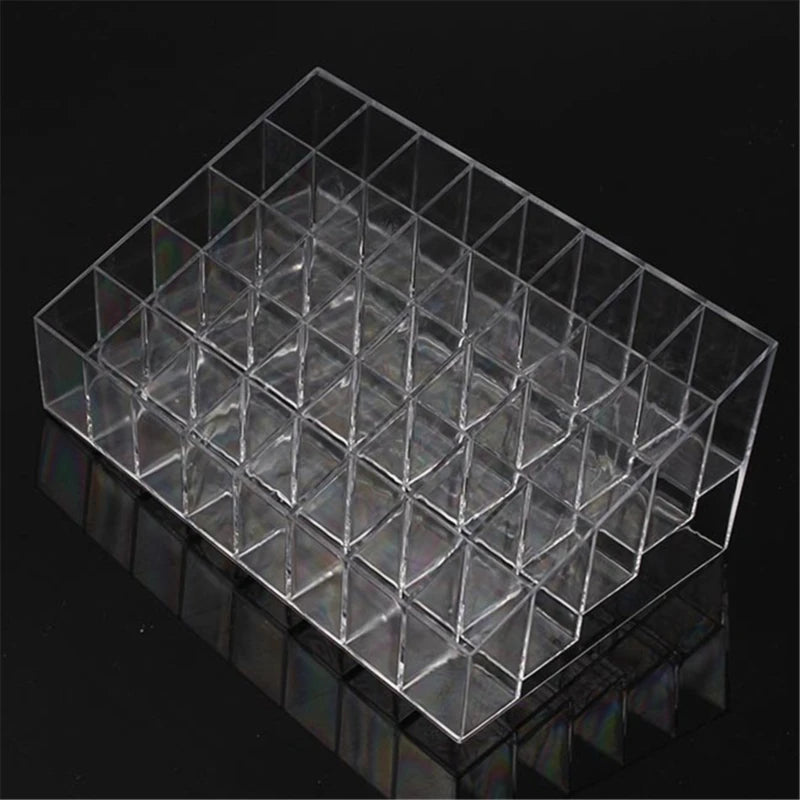 Transparent arylic Trapezoid Lipstick Holder Cosmetic Organizer/display/holder Organizer Stand