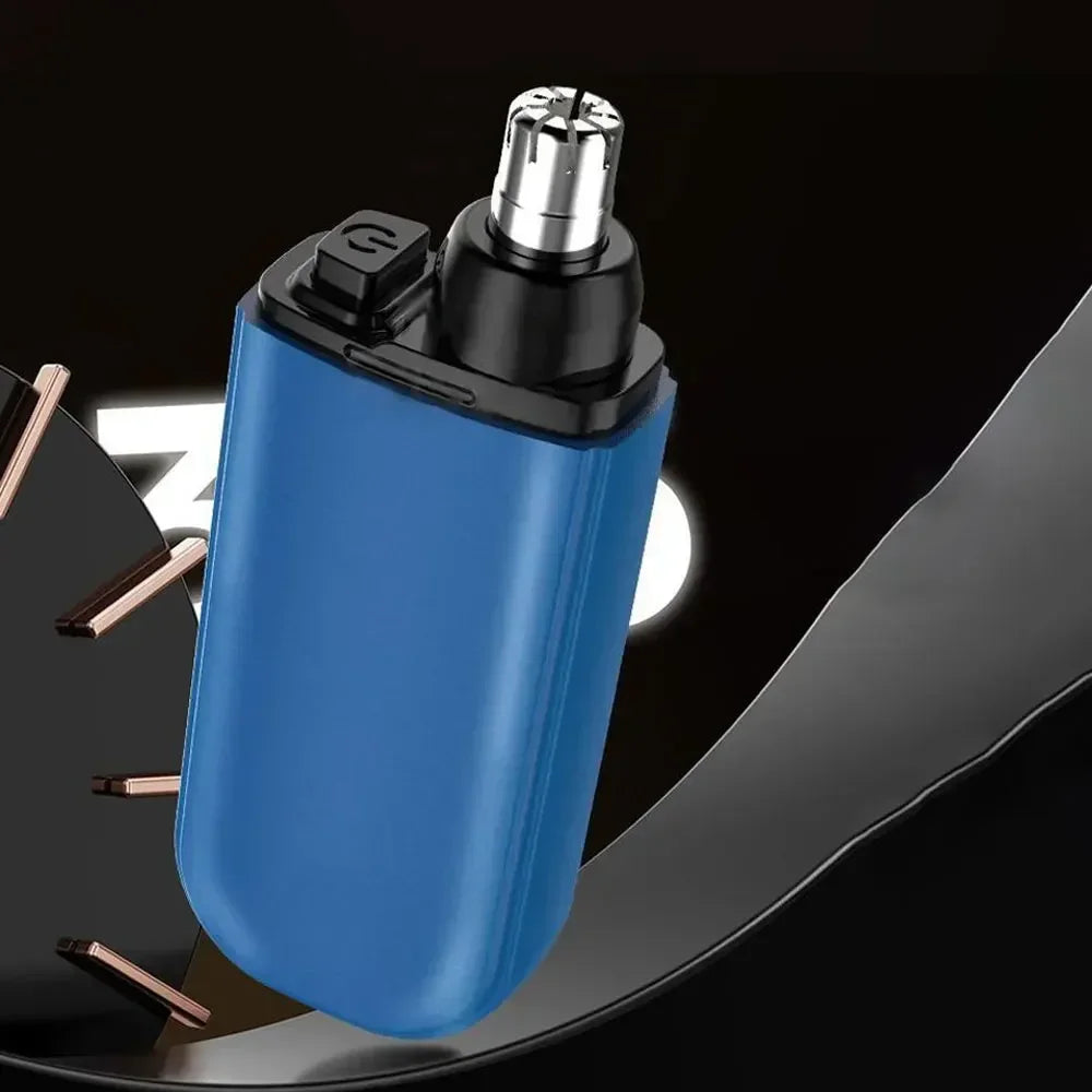 USB Rechargeable Electric Nose Hair Trimmer Nose Hair Razor Washable Nose Shaver Machine With Cleaning Brush for Men and Women