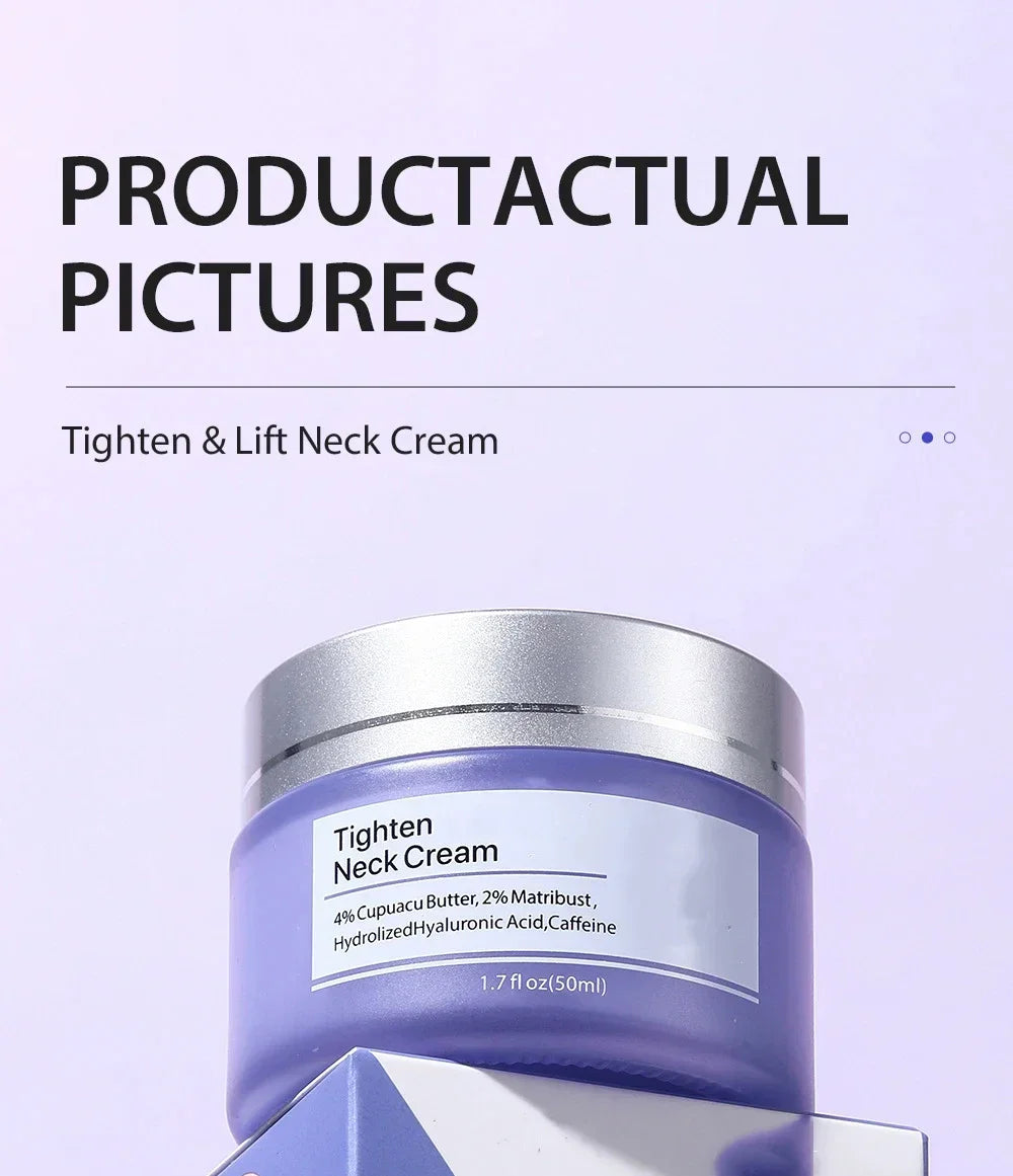Neck Lift Tighten Cream Lightens Fine Lines Brightens Firms Nourishes Neck Cream Lightening Smoothing Moisturizer Neck Cream