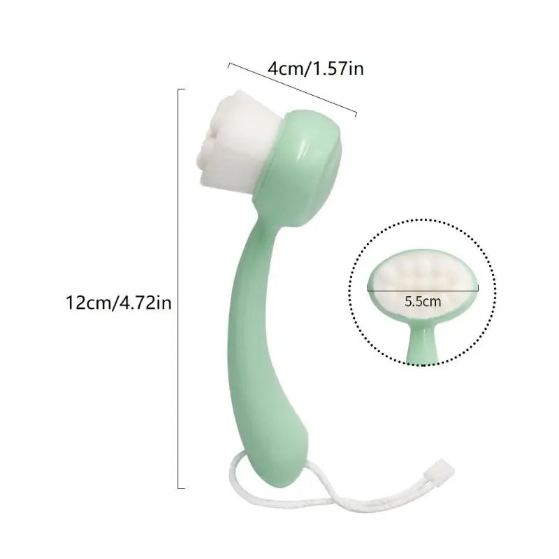 Deep Cleaning Pore Cleaner Wash Face Brush Facial Care Facial Exfoliator Brush Blackhead Soft Face Cleansing Brush
