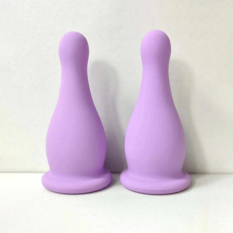 Silicone Vacuum Cupping Massage Jars Anti Cellulite Massage Facial Suction Cups Face Neck Lift Skin Scraping Guasha Anti Wrinkle