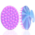 Silicone Scalp Scrubber for Hair Washing – Soft Thick Bristles, Palm-Sized Shampoo Brush for Wet or Dry Scalp Massage, Improves