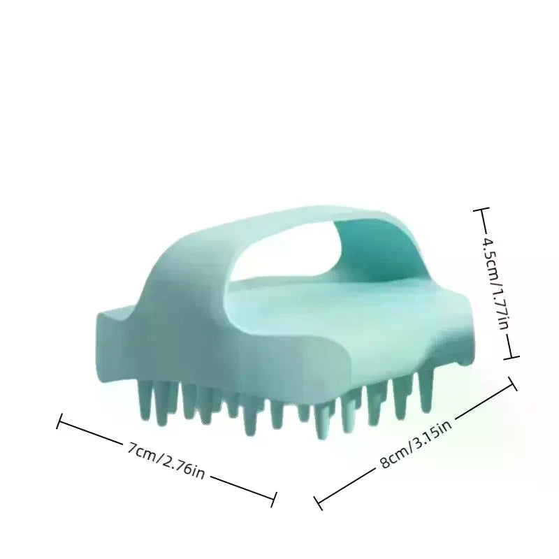 Shampoo Brush Head Scalp Massage Comb With Handle Hair Washing Comb Body Massage Brush Bath Shower Brush Salon Hairdressing Tool