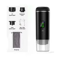Portable Coffee Maker,3-in-1 Espresso Machine for Travel 20 bar Mini Coffee Maker Compatible with Ground Coffee & Capsule