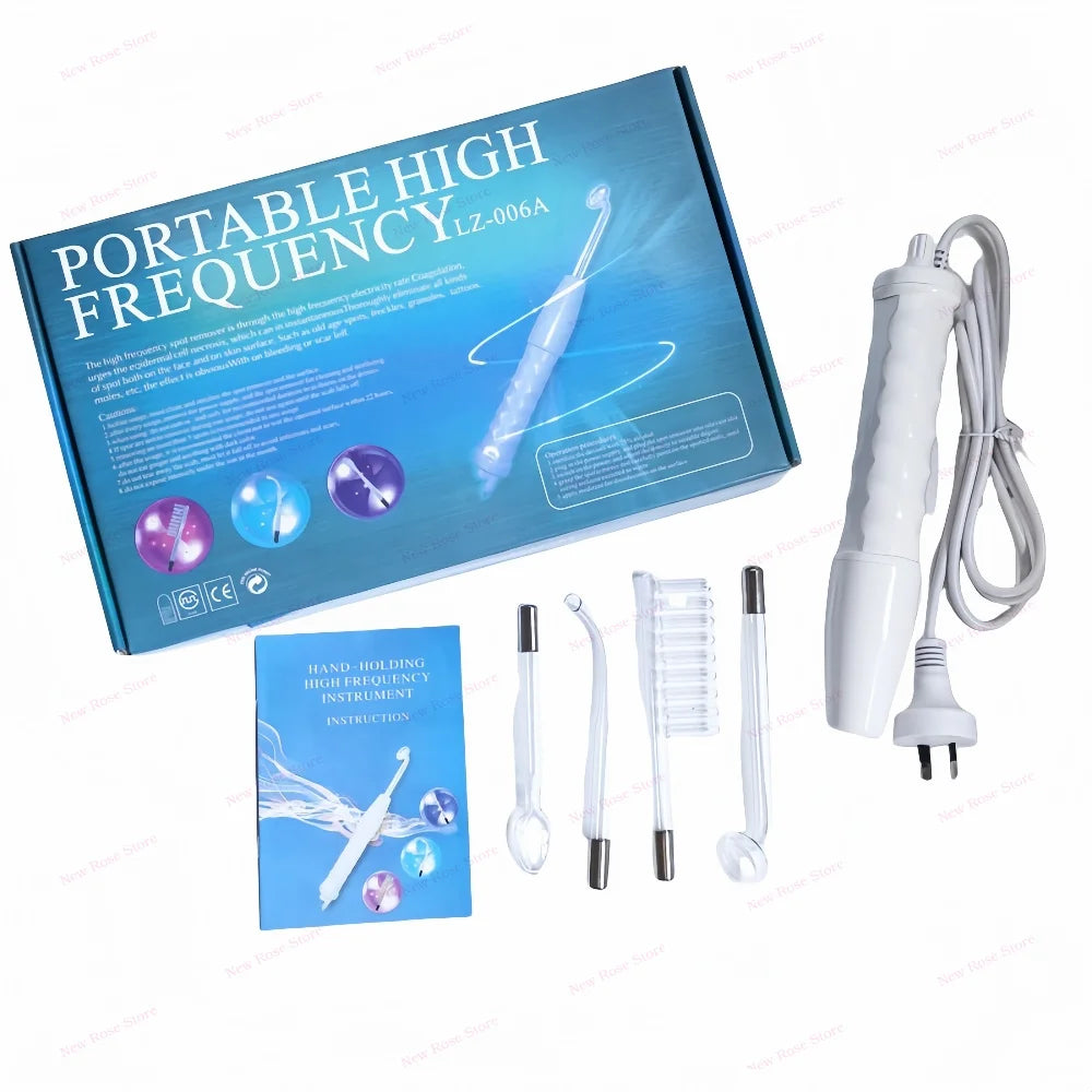 High Frequency Facial  Massage Wand Home Use Skincare Device High Frequency Beauty Care Machine