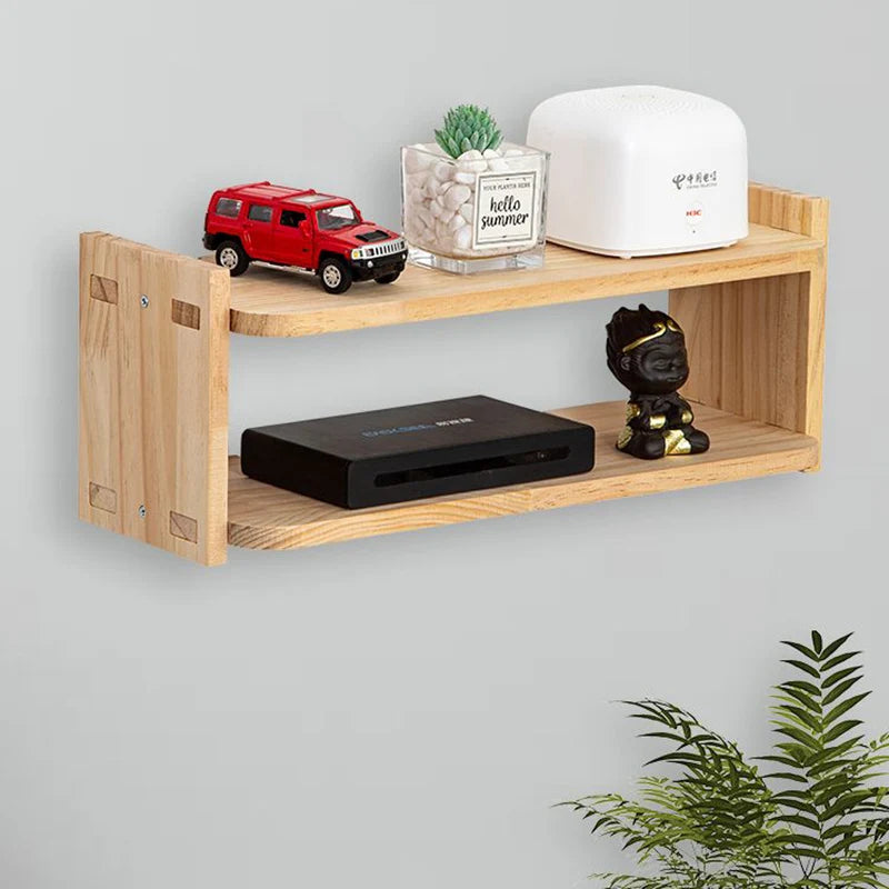 Floating Shelves for Wall Decor,Soild Wood Wall Mounted Shelf for Bathroom,Bedroom,Living Room Kitchen Storage&Decoration