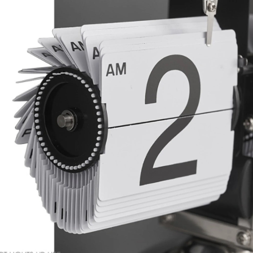 Clock Digital  Down Clock Retro Minimalist Single Foot Mechanical Auto  Clock Desk Clock for Home Livingroom