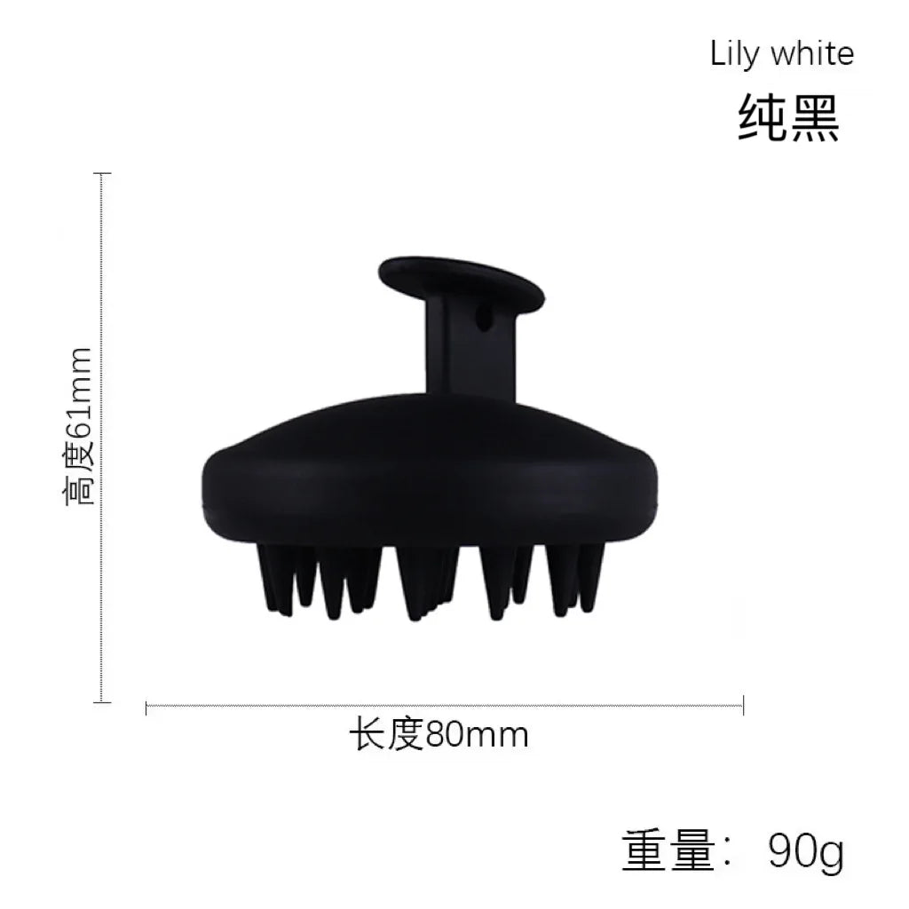 Full Silicone Scalp Brush Hair Massage Scalp Scrubber Shampoo Brush Scalp Massager