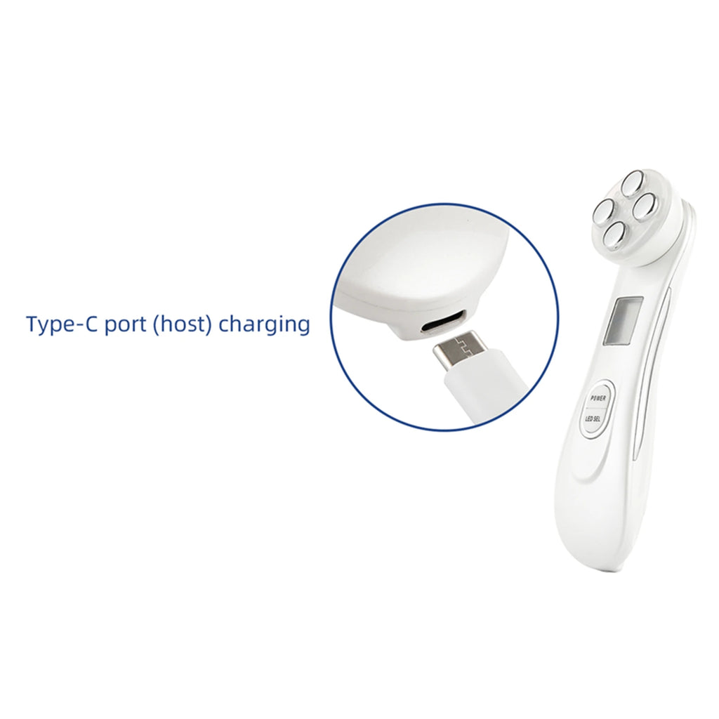 EMS Electroporation LED Photon Beauty Device Skin Lifting Tighten Anti-Wrinkle Skin Care Face Massager