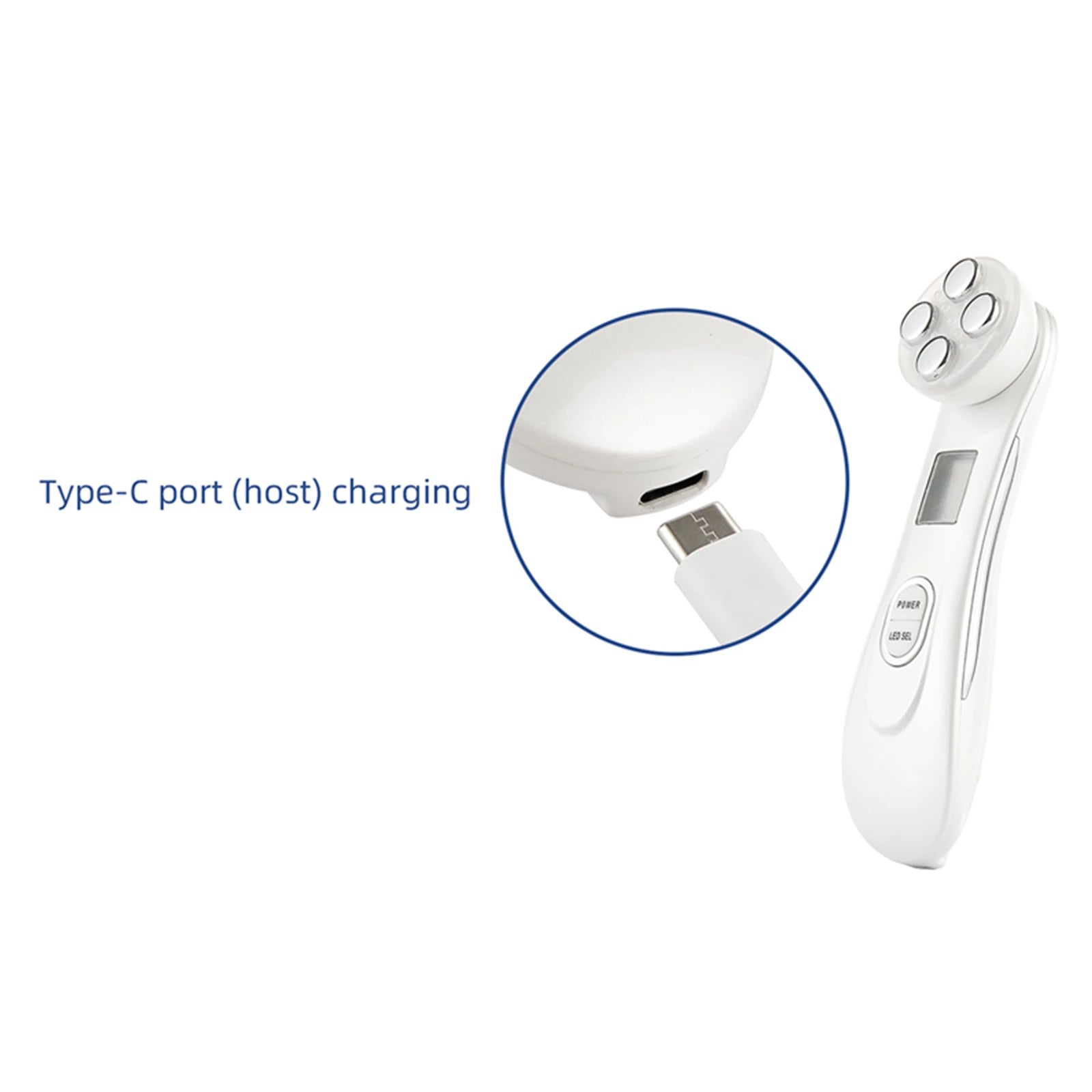 EMS Electroporation LED Photon Beauty Device Skin Lifting Tighten Anti-Wrinkle Skin Care Face Massager