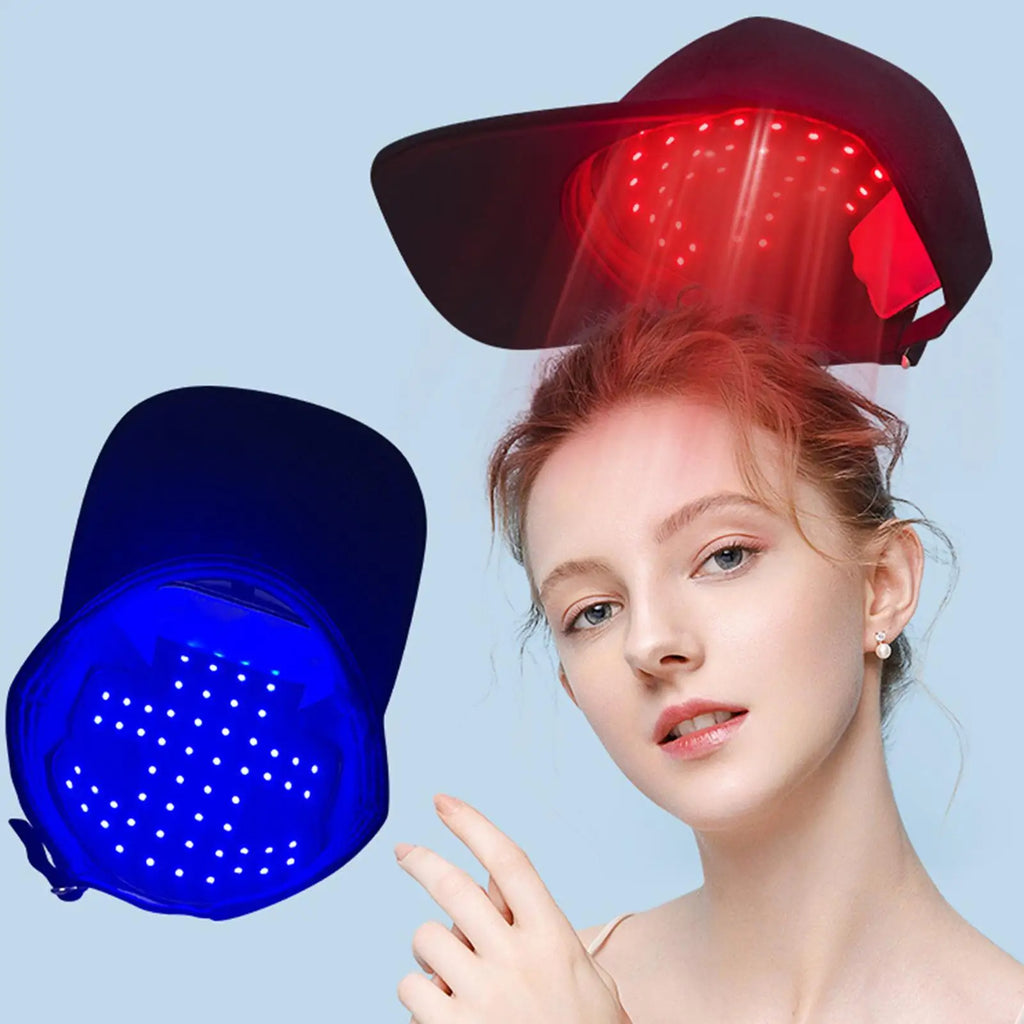 Hair Growth Cap Infrared Cap To Reduce Alopecia & Shedding Hair Growth Device Prevents Alopecia with LED Light for Men Women