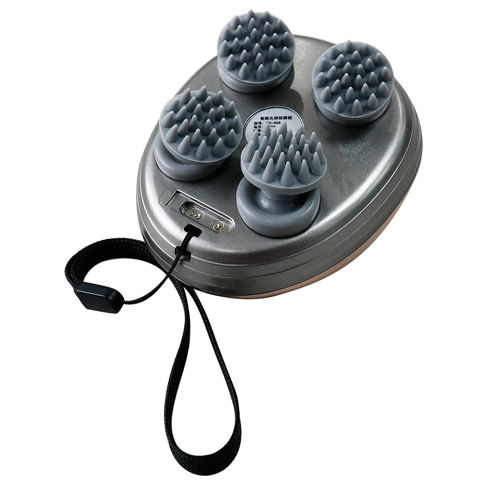 Head Massager Electric Scalp Vibration Kneading Device Muscles Massage Stimulate Blood Circulation and Banish Weariness Relax