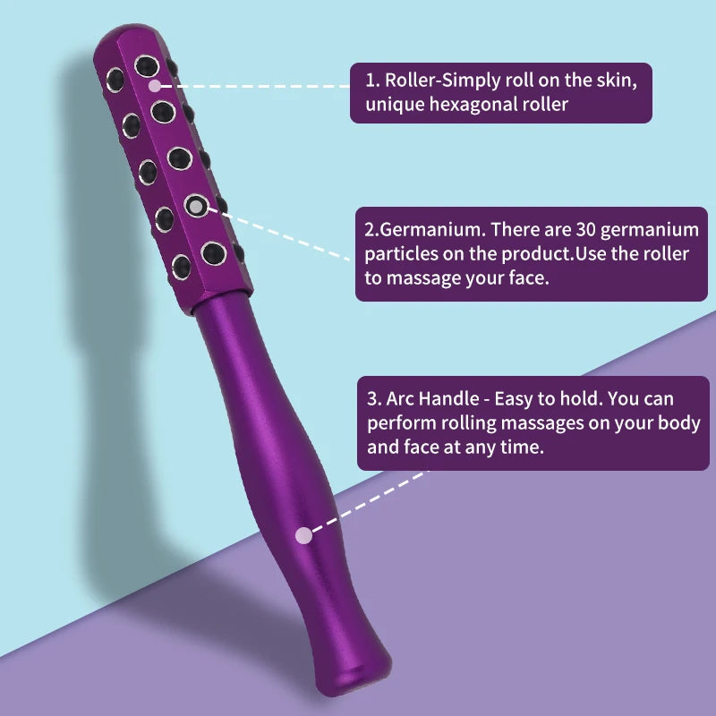 1pc Facial Massage Stick for Facial and Body Beauty Massage - Facial Massage Roller