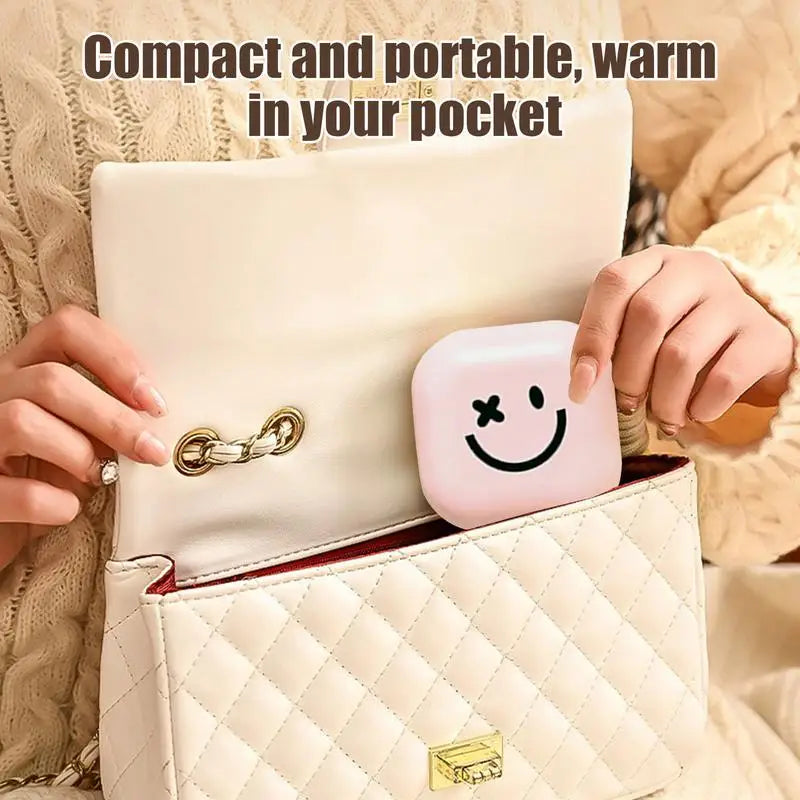 Hand Warmer Portable Mini USB Charging Rechargeable Cute Girl Electric Hand Warmers for Christmas Gifts Winter supplies