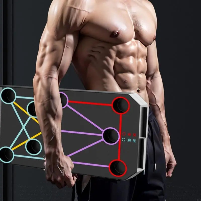 Foldable Push Up Boards Portable Strength Training Rack Professional Push Up Strength Training Equipment Enduring 24BD