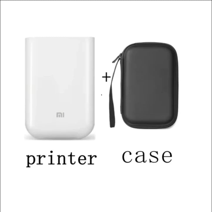 MIJIA AR Printer 300dpi Portable Photo Mini Pocket With DIY Share Picture Printer，case or Photo Paper，Work With Mihome APP