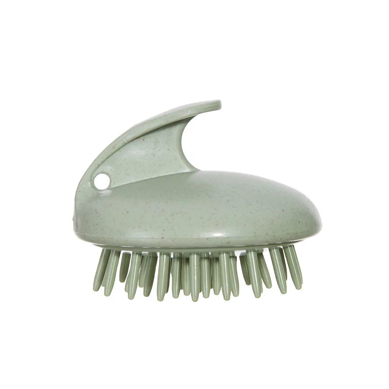 Scalp Care Shampoo Brush Soft Silicone Hair Scrubber Ergonomic Hair Washing Brush for Deep Clean Scalp Massage