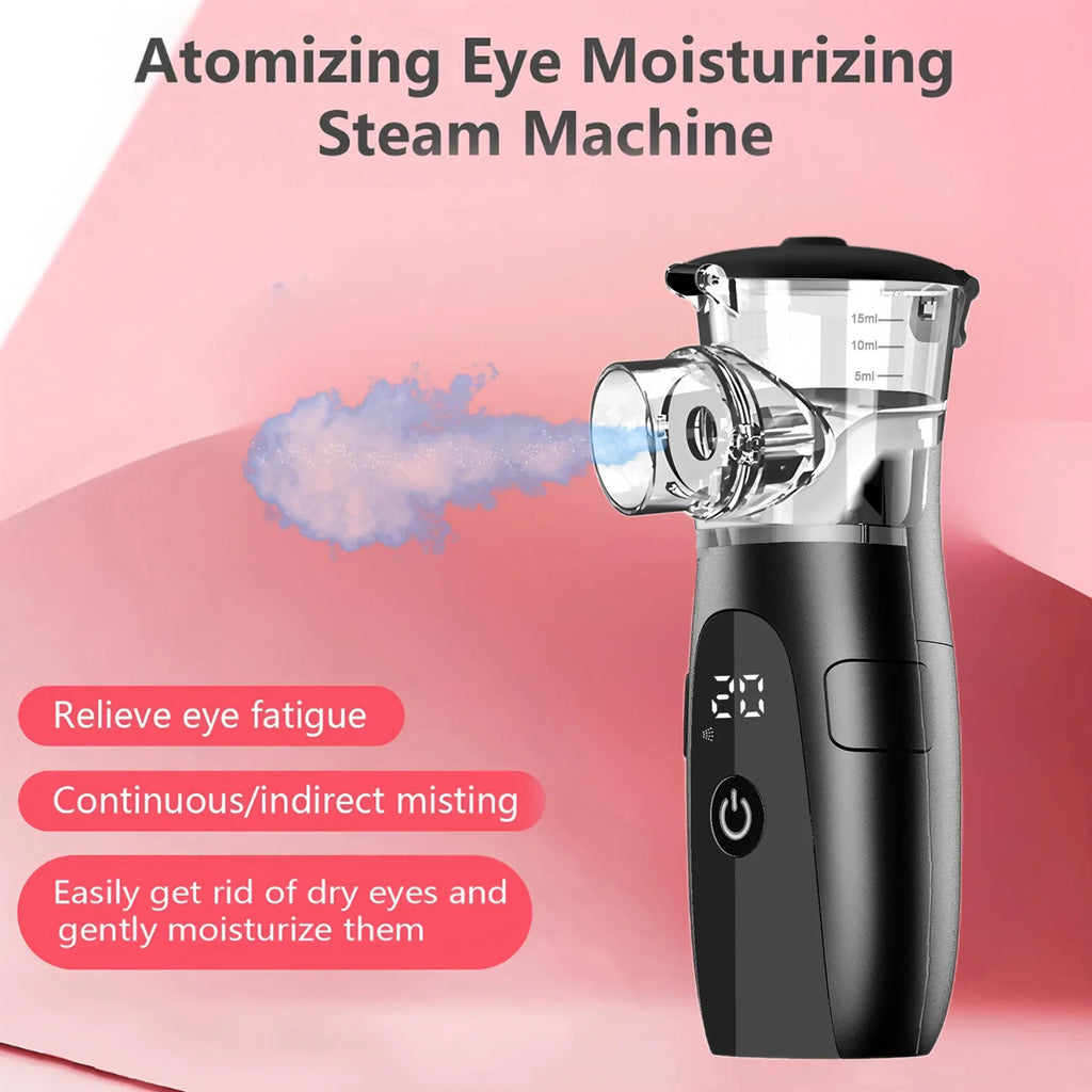Mini Portable Facial Steamer - Nano Cold Spray Hydrating Apparatus Beauty Humidifier for Skincare