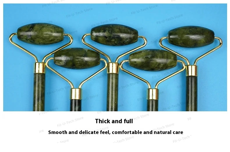Guasha Natural Stone Massage Face Jade Roller Gua Sha Massage Tool Set for SPA Body visage rouleau de massage rouleau visage