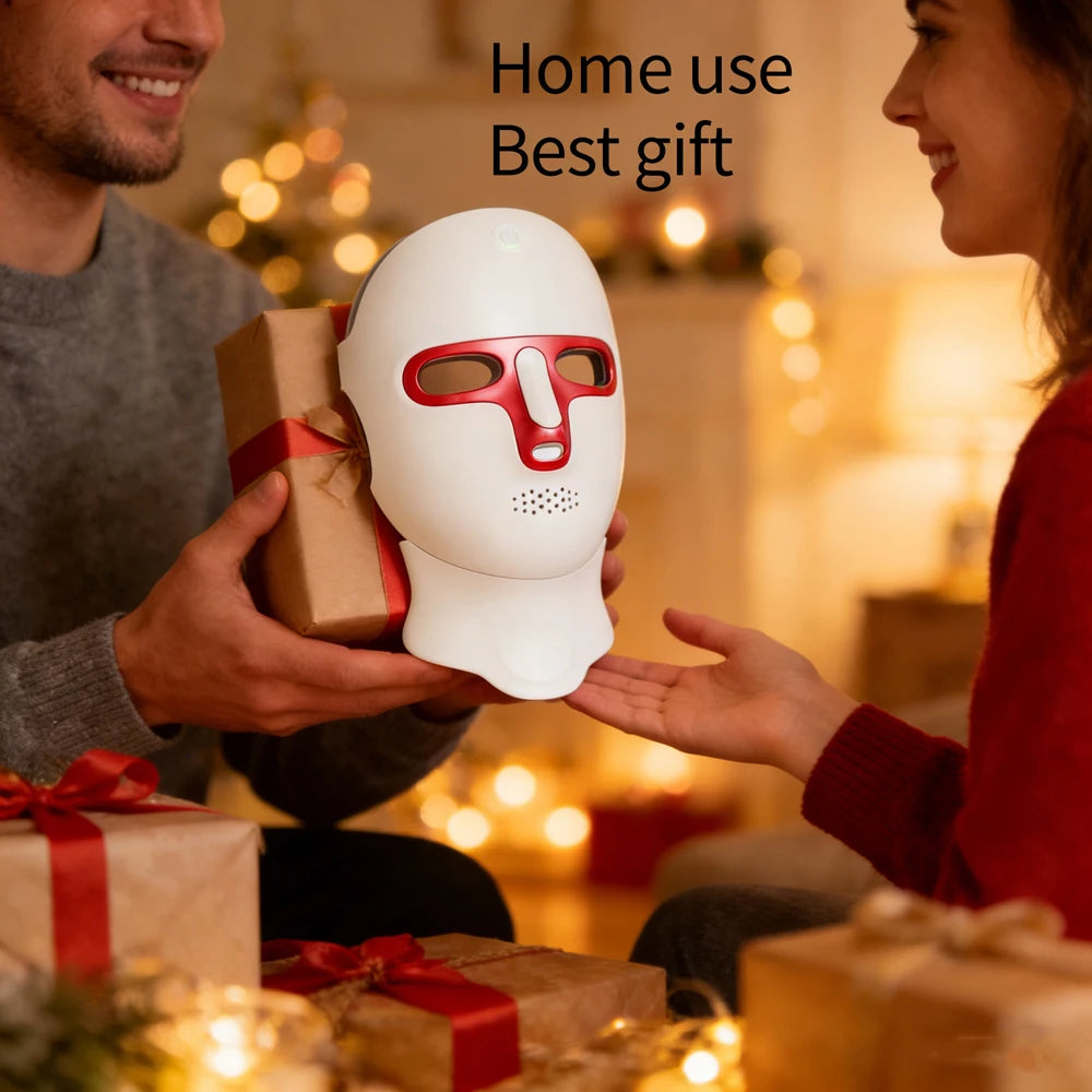 7 Colors LED Face Mask Facial LED Mask Skin Care Facial Spa Home Use Beauty Machine