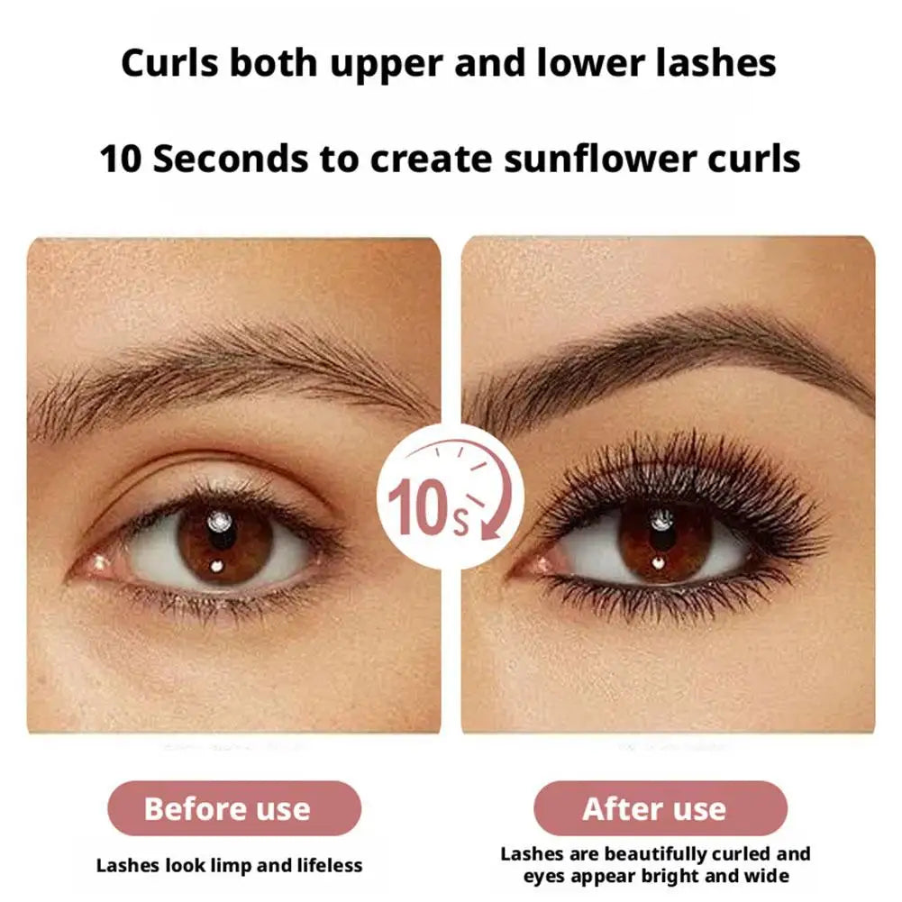 Rechargeable Electric Heated Eyelash Curler, Digital Display 3-Level Temperature Control for Long-Lasting Lash Curls