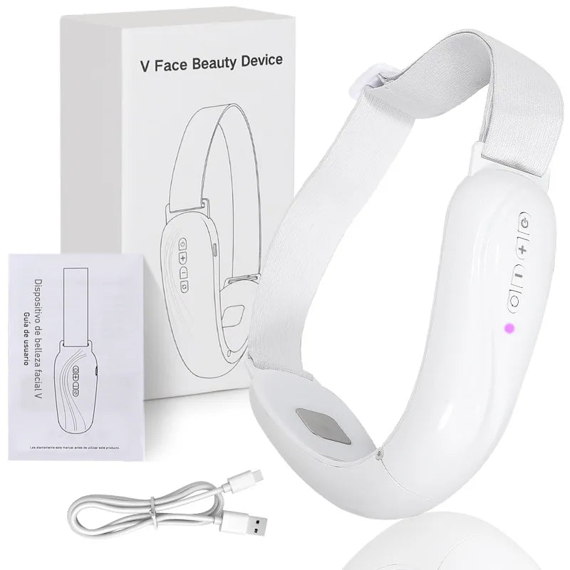 Micro-current Facial Shaping Device, Tightening Double Chin, LED V-face Beauty Device, High-frequency Vibration Facial Massager