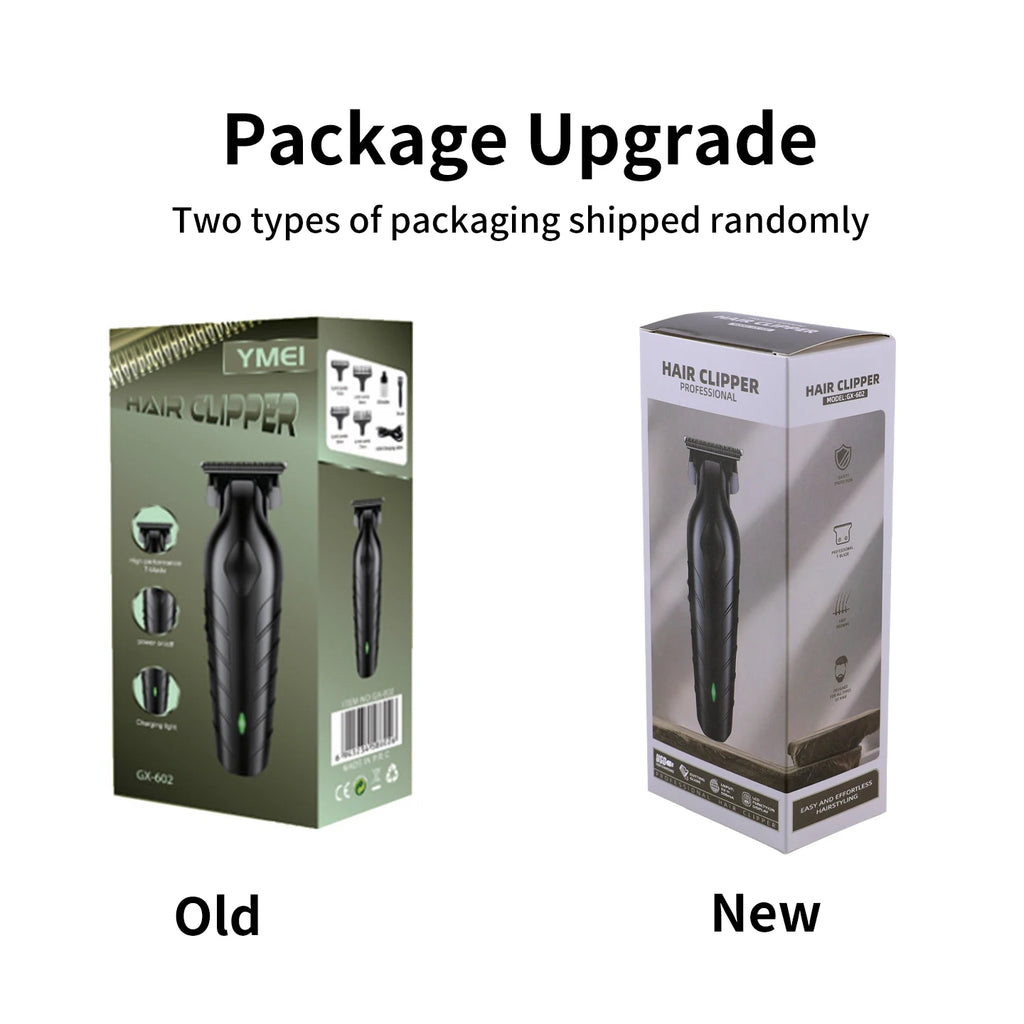 OMUONE Professional Barber Cordless Hair Clipper USB Rechargeable Hair Trimmer Precision Beauty Tool Men's Gift