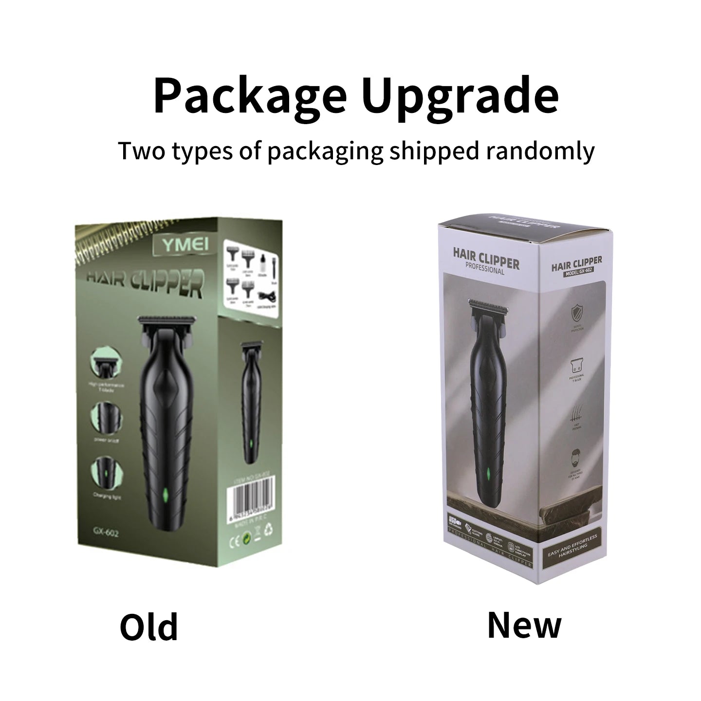 OMUONE Professional Barber Cordless Hair Clipper USB Rechargeable Hair Trimmer Precision Beauty Tool Men's Gift