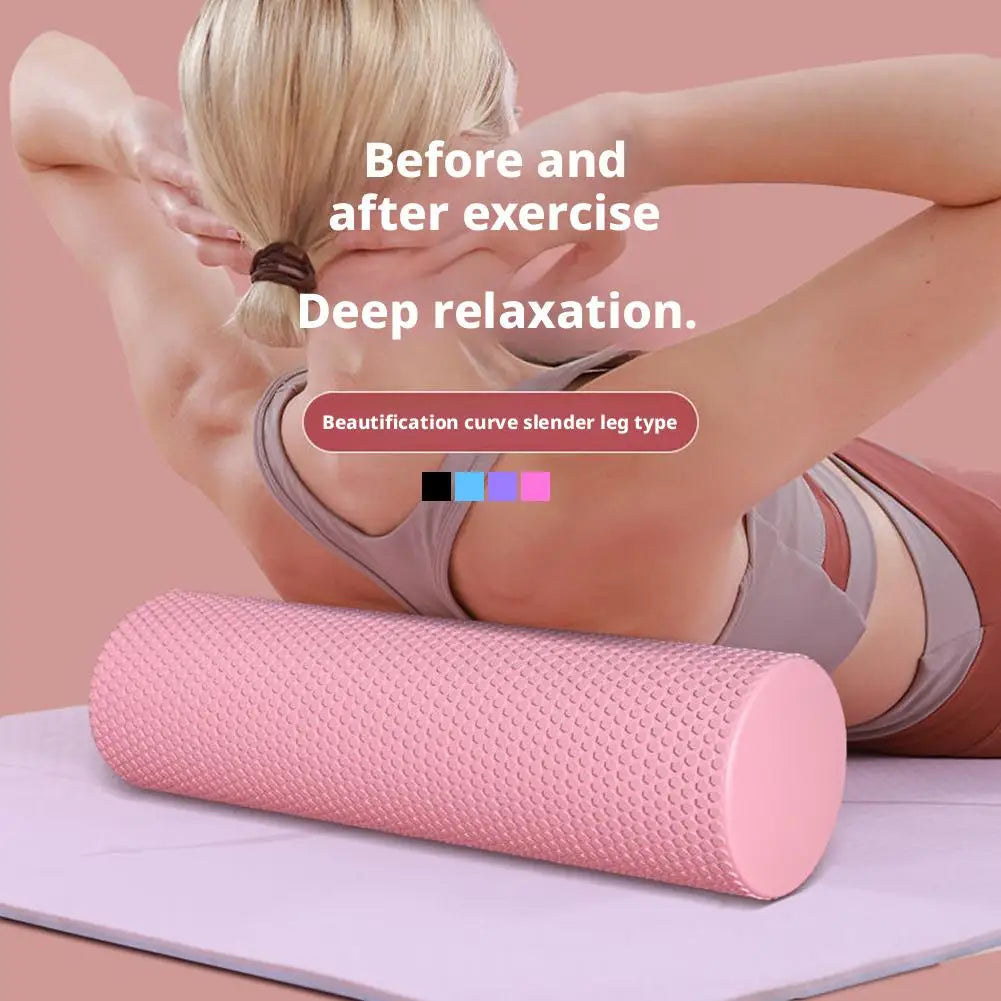 30cm Round Eco Friendly Foam Roller Cylinder Hexagonal Roller For Pilates Exercise Enhanced Home Workouts For Leg Muscle Massage