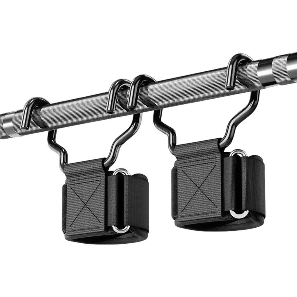 Gym Lifting Straps With Pull Up Hooks Thicken Cotton Adjustables Wrist Straps For Enhanced Grip Support For Men Women