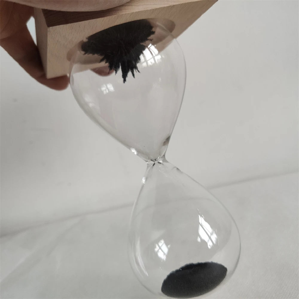 Creative Sandglass Sand Awaglass Hand-blown Timer Clock Magnet Magnetic Hourglass Ampulheta Crafts Sand Clock Hourglass Timer