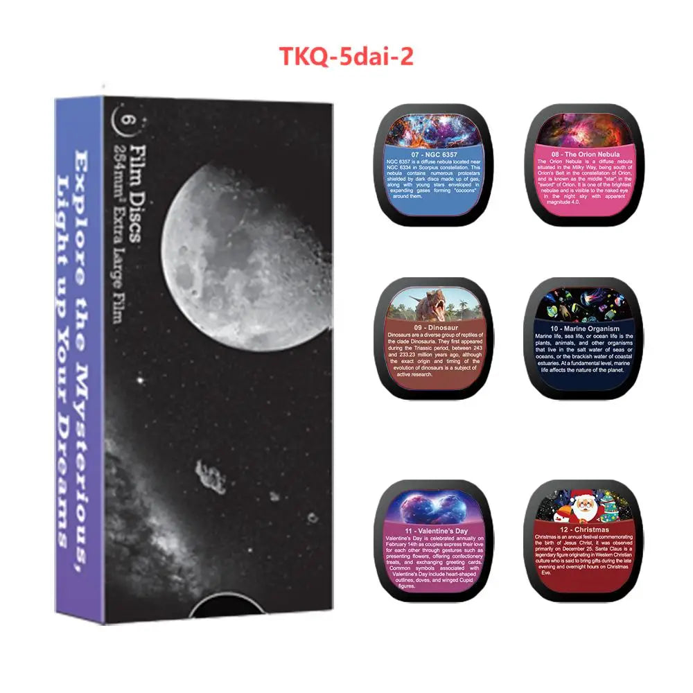 Galaxy Projector Disc - 6 Realistic Film Discs and Other Same Model Meteor and Galaxy Projector (SKE-TKQ01 & BL-DQY02 Pro)