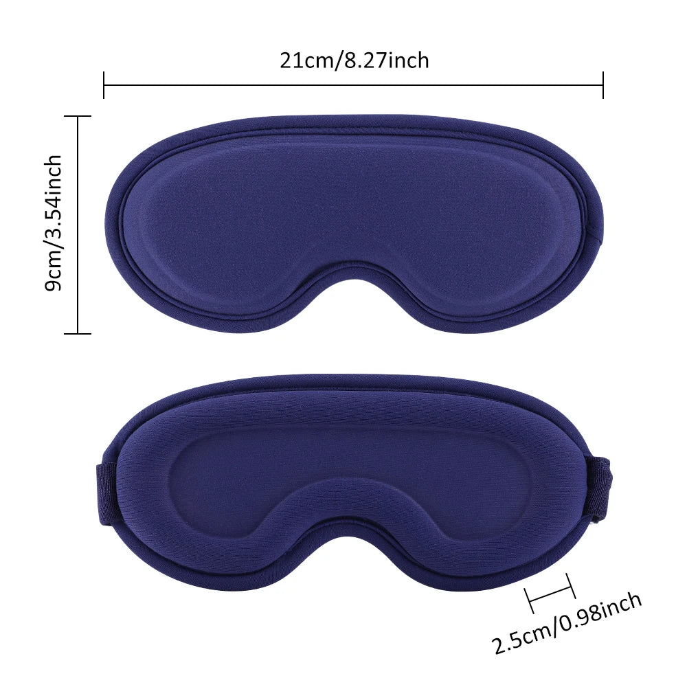 USB Eye Massager Vibration Heated Eye Mask Office Eye Strain Relief Blackout Warm Compress Eyemask Travel Sleep Mask