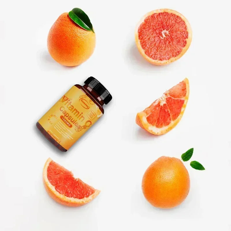 Vitamin C Capsules 1000mg - Immune System and Collagen Booster, Skin Health, Antioxidant Supplements