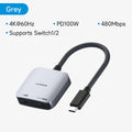 Hagibis AR Glasses Adapter USB C to Glasses and Charging Converter USB-C Hub Charge and Play For Switch Rokid/Xreal/RayNeo Air