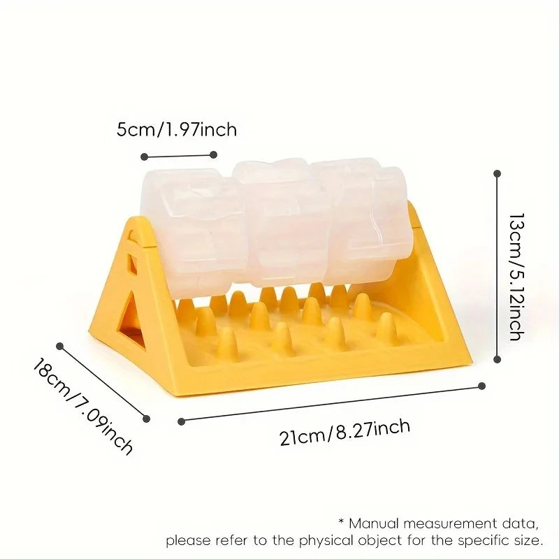Interactive Dog Food Dispenser Toy, Puzzle Feeder with Leak-Proof & Slow-Feeding Design, Durable PP Material for Dogs