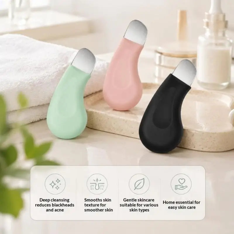 Handheld Facial Blackhead & Whitehead Remover Deep Cleansing Pore Cleaner for Men Women Home Skincare Routine