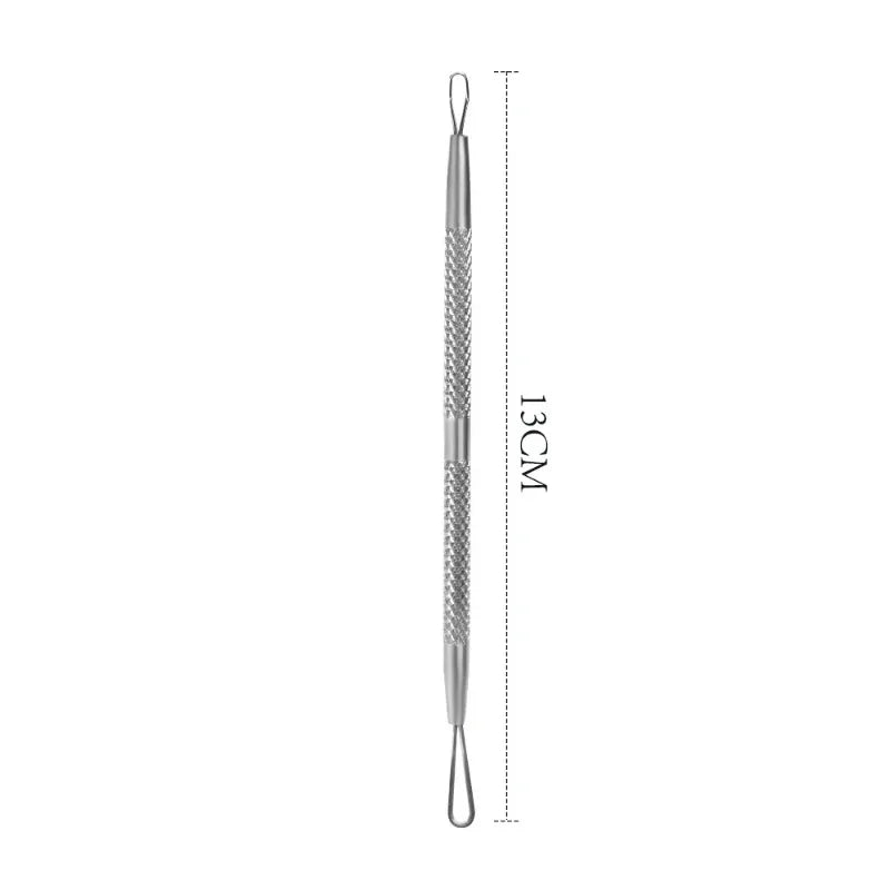 1PC Acne Blemish Pimple Extractor Tool Professional Stainless Steel Double Ended Blackhead Comedone Remover Face Clean Tools