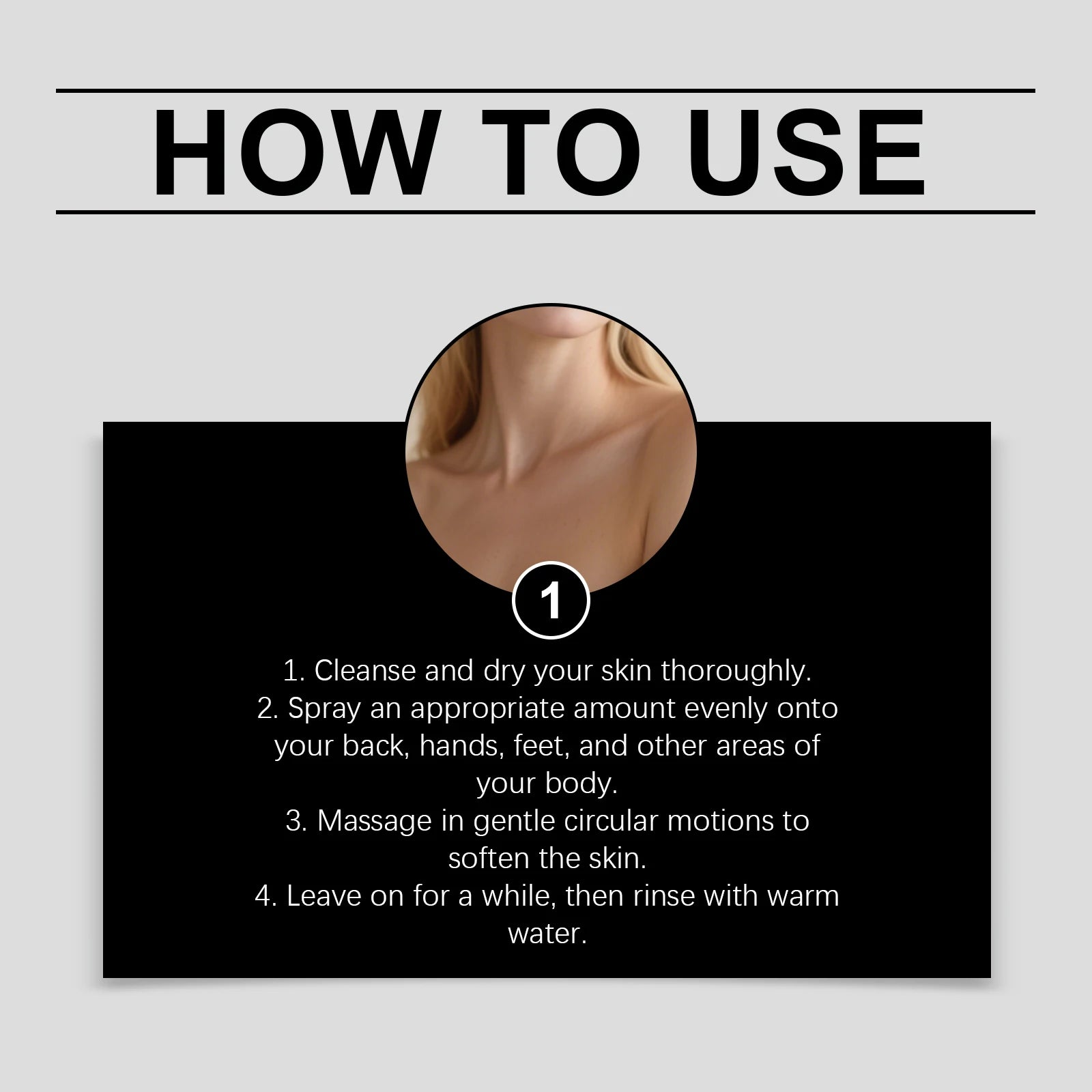 Turmeric Exfoliating Body Spray Gentle Cleansing Smoothing Nourishing Soft Hydrating Mist Dead Skin Remover All Skin Types