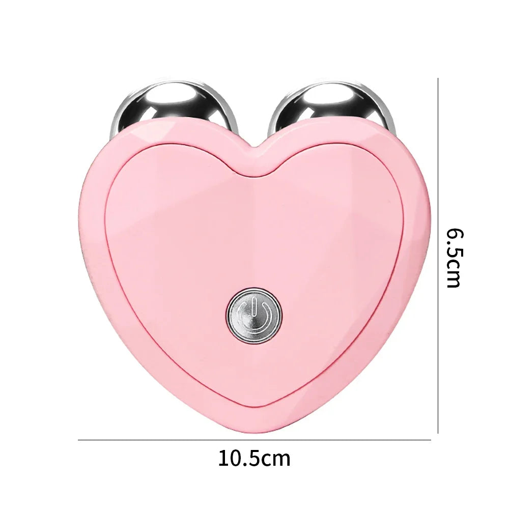 Face Lifting Machine Facial Microcurrent Roller Massager Skin Tightening Rejuvenation Anti Wrinkle Firming Vibration Beauty Care