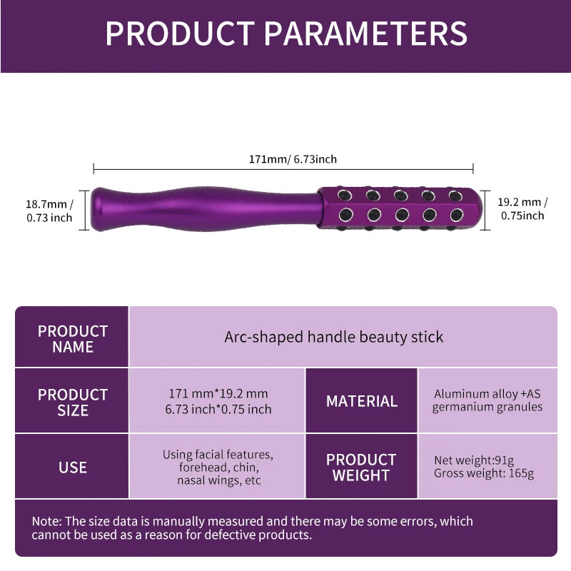 1pc Facial Massage Stick for Facial and Body Beauty Massage - Facial Massage Roller