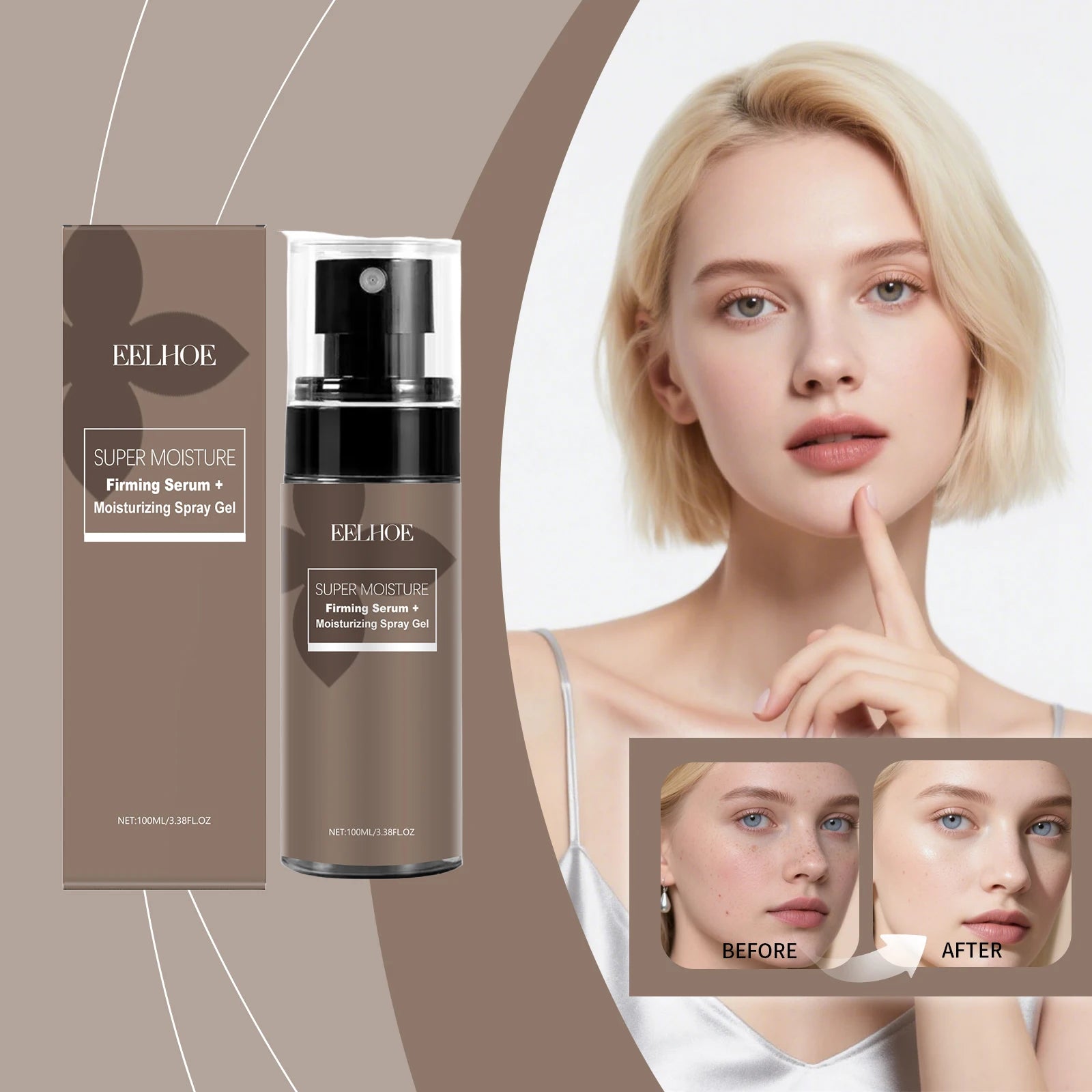 Facial Moisturizing Spray Gentle Nourishing Restore Skin Vitality Improve Fatigue Repaire Shrink Pore Brightening Hydrating Mist
