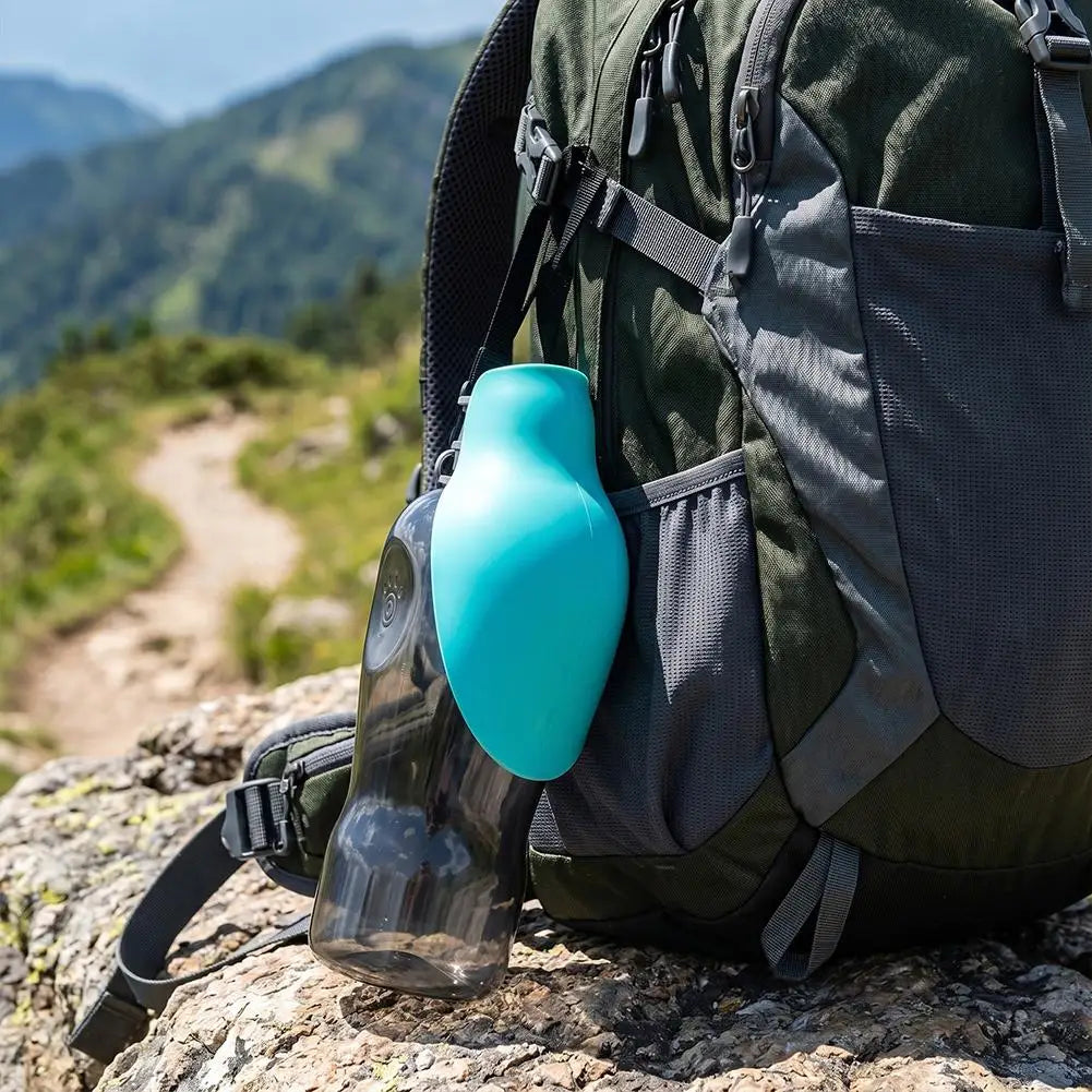 Portable Dog Water Bottle Pet Travel Collapsible Bowl Outdoor Hiking Large Capacity Puppy Kitten Drinking Dispenser Leakproof Bo