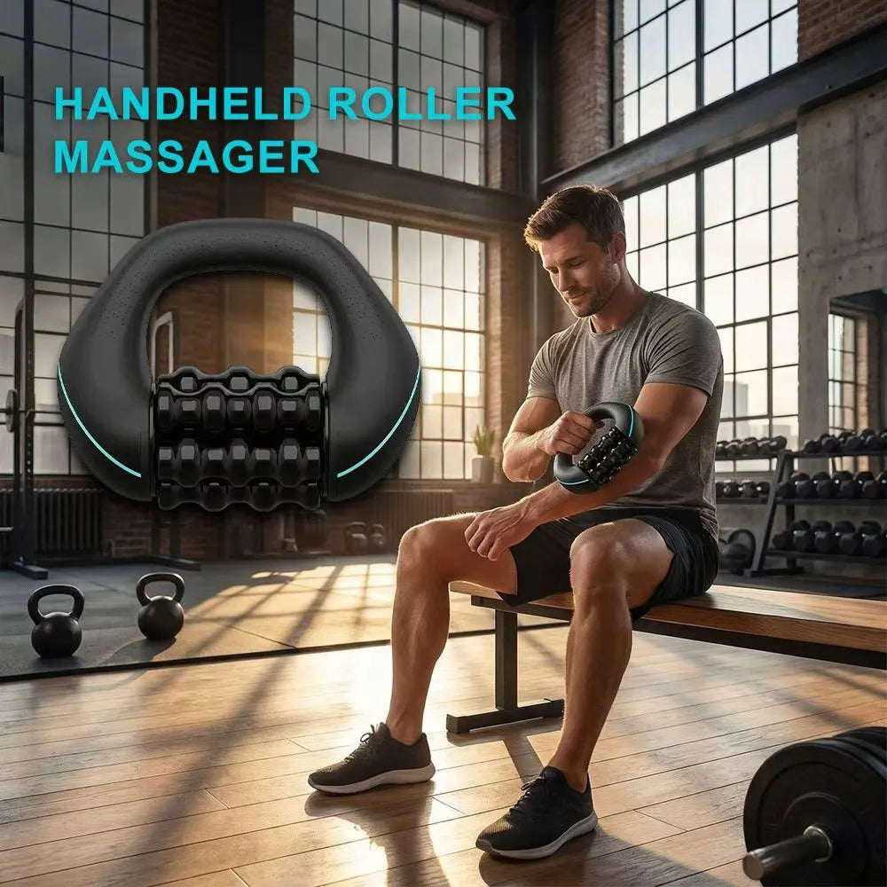Handheld Electric Massage Roller 3 Speed Vibration Massager Portable Full Body Tool for Neck Shoulder Back Leg Home Office Trave