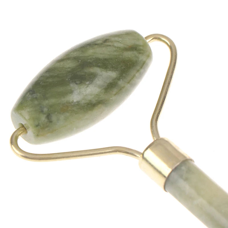 Natural Rose Jade Roller Face Massage Gua Sha Board Jade Massager Body Facial Eye Scraping Acupuncture Face Lift