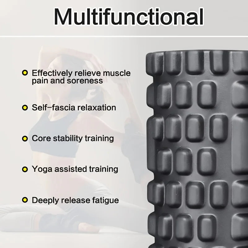 Foam Roller, EVA Muscle Roller for Yoga Pilates Back Exercise Physical Therapy 30 X 8 cm
