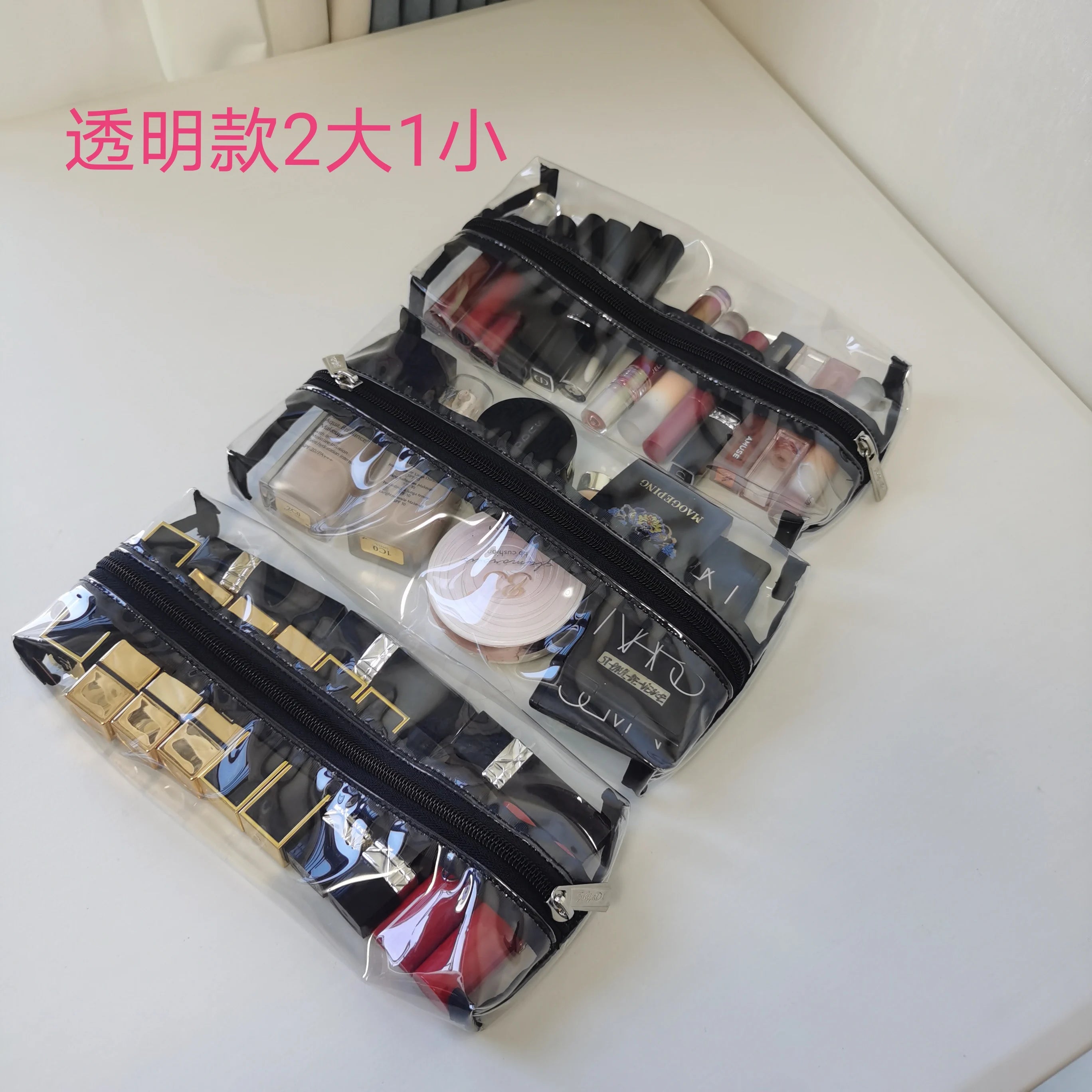 Foldable Makeup Bag Cosmetic Organizer Professional Makeup Artist Touch Up Bag
